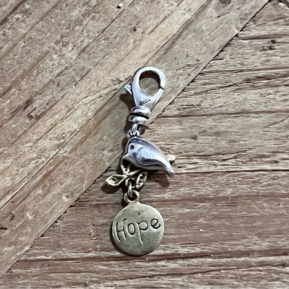 retired Silpada Sterling Silver Brass Charms boy girl dog tree cross U PICK - Picture 13 of 15